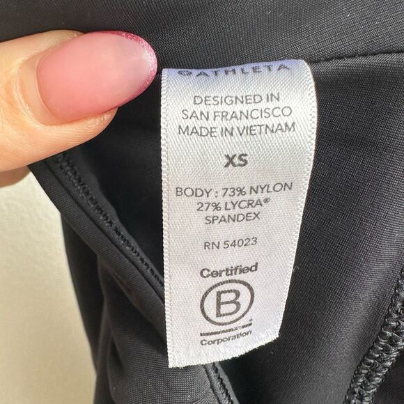 Athleta Stellar Tight Pant Legging Black Comfort Work Travel Pants Size XS - Picture 8 of 10